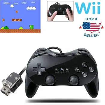 1/2 ADET Yeni Kablolu Klasik Denetleyici Gamepad Oyun Joystick Wii Klasik Konsol İçin İkinci nesil
