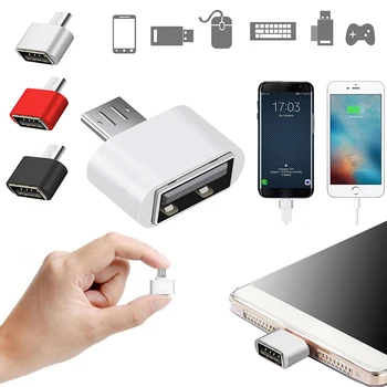 1 ADET Mini OTG Kablo USB OTG Adaptör Mikro USB USB Dönüştürücü Tablet PC Android için Toptan