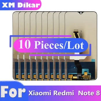 10 ADET Xiaomi 6.3 inç Redmi İçin Not 8 İçin LCD Ekran Dokunmatik Ekran Değiştirme Redmi Note8 Ekran M1908C3JH M1908C3JG LCD