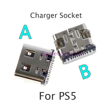 100 adet OEM USB şarj portu Güç Konektörü Tip-C şarj soketi PlayStation 5 İçin PS5 Kablosuz Denetleyici