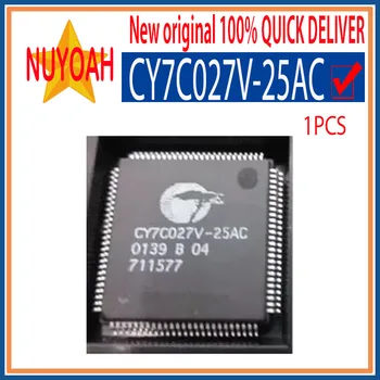 100 % yeni orijinal CY7C027V-25AC 3.3 V 32 K / 64 K x 16/18 Çift Bağlantı Noktalı Statik RAM Kuvars Kristal Kurşunlu HC49 Kristal 