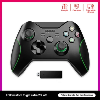 2.4 G Kablosuz Gamepad Controle Xbox One Oyun Denetleyicisi Joystick PC / XSX / PS3 Akıllı Telefon / Buhar Denetleyici