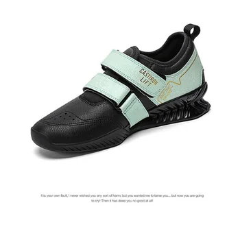 2023 Yeni Ağırlık Kaldırma Eğitim Ayakkabı Unisex Lüks Marka Spor Ayakkabı Erkekler Deri Squat Ayakkabı Çiftler için Siyah Beyaz Spor Ayakkabı