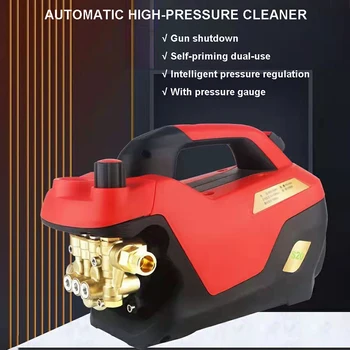 220V Basınçlı Araba Yıkama Ev Araba Yıkama Taşınabilir Çamaşır Makinesi Elektrikli Yüksek Basınçlı Araba yıkama aleti Temizleme Araçları