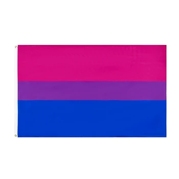 90x150cm LGBT Bi Gurur Biseksüel Bayrağı