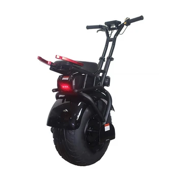 Akıllı elektrikli tek tekerlek öz dengeleme araç tek tekerlek vücut duygu motosiklet sürme scooter 18 inç büyük tekerlek