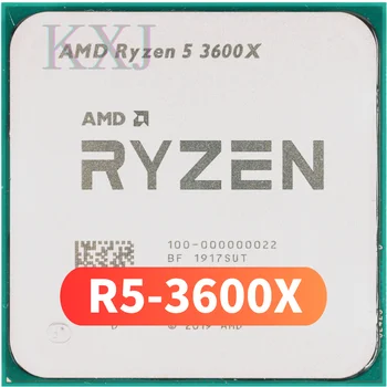 AMD Ryzen 5 3600X R5 3600X3. 8 GHz Altı Çekirdekli Oniki İplik CPU İşlemci 7NM 95W L3=32M 100-000000022 Soket AM4