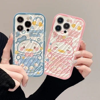 Aoger Sanrio Cinnamoroll kuromi Hello Kitty Telefon Kılıfı için iPhone 14 12 13 11 Pro Max Mini Funda Sıvı su desen Kapak