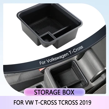 Araba Konsolu Kol Dayama Saklama kutu konteyner Durumda VW T-cross Tcross 2019-2023 Tamir Aksesuarları Styling