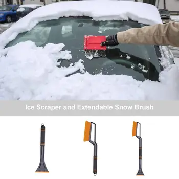 Araba Kış Buz Kazıyıcı Kar Fırçası Otomatik Kar Kazıyıcı Sökücü Araba Yerden Tasarruf Sağlayan Kar Temizleme Aracı Arabalar İçin SUV RVs Ve Kamyonlar