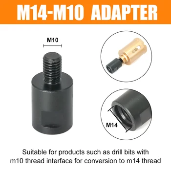 Açı Öğütücü Adaptörü Dönüştürücü M10 M14 5/8-11 Dönüştürücü Adaptör Çardak Konektörü Köşeler İçin Derin İşleme Parlatma