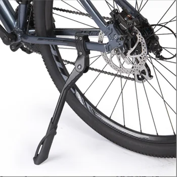 Bisiklet desteği dağ yolu bisiklet alüminyum alaşımlı yan ayak desteği çift delikli ayarlanabilir destek sürüş donanımları 24-29 ınc