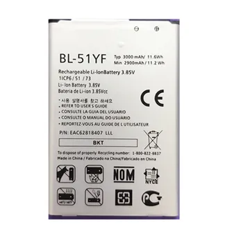 BL - 51YF Pil için LG G4 H815 H818 H810 VS999 F500 telefonu pil 3000 mAh