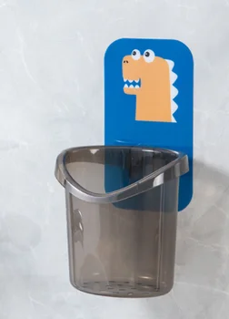 Ev Banyo Aksesuarları Seti Diş Fırçası Tutucu Diş Macunu Depolama Rafı Duvara Monte diş fırçası kabı Raf Diş Fırçası Standı Çocuk
