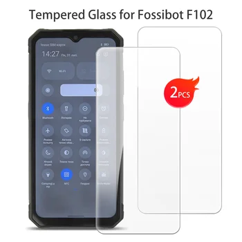 Fossibot için F102 Temperli Cam Koruyucu Fossibot F102 6.58 İnç Ekran Koruyucu Akıllı Telefon Kapak Filmi
