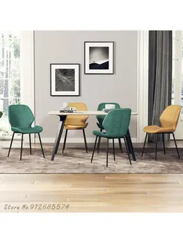 Iskandinav Modern ışık lüks sandalye arkalığı ev yemek sandalyesi basit eğlence Ins konferans müzakere sandalye ofis Masası koltuğu