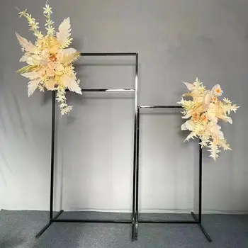 Kare Metal Düğün Kemer hoş geldin yazısı Standı Çiçek Kemer Sonrası Zemin Standı Gelin Duş Bebek Duş Töreni Dekor