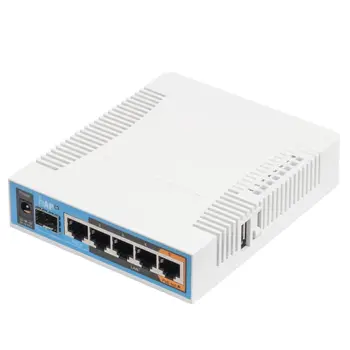 Mikrotik RB962UıGS - 5HacT2HnT hAP 5 Gigabit Ethernet Portu İle Çift Bant 2.4 Hz 5GHz Ev veya Ofis için Kablosuz yönlendirici