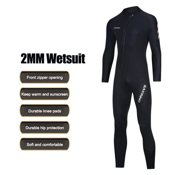 Neopren Dalış Koruma Giysileri Uzun Kollu Dalış Sörf Mayo Elastik Yüzme Wetsuits Su sporları ekipmanları
