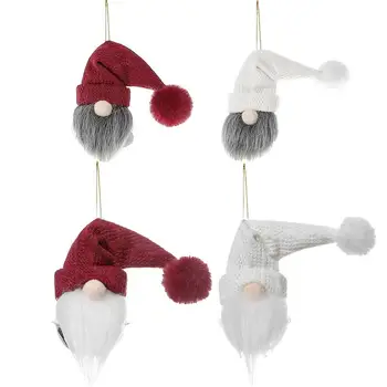 Noel Gnome Noel Meçhul Gnome Süsler Yaratıcı Sevimli Şanslı Charm Dekorasyon Gnome Kolye Yılbaşı Hediyeleri Malzemeleri