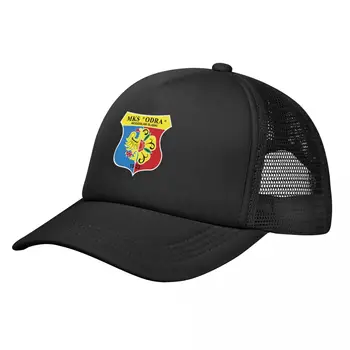 Odra Wodzislaw Slaski Logo beyzbol şapkası Erkekler Kadınlar için Toplu Snapback şoför şapkaları Ayarlanabilir Unisex Balıkçılık Örgü Geri Şapka