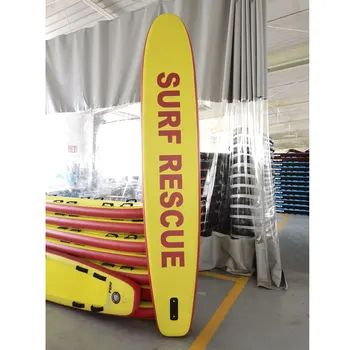 OEM / ODM Şişme Kurtarma Kurulu Sup ayakta kullanılan kürek Kurulu Sörf Cankurtaran Uzun Kurulu
