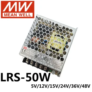 Ortalama Kuyu anahtarlama güç kaynağı LRS - 50 serisi 5 V/12 V / 24 V / 36 V / 48 V / tek çıkış