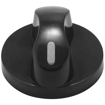 Plastik mutfak gaz sobası soba fırın kontrol düğmesi siyah