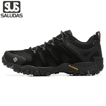 SALUDAS Dağ Ayakkabıları Kamp Tırmanma Ayakkabı Açık Yürüyüş Ayakkabısı Erkekler kaymaz yürüyüş ayakkabıları Açık yürüyüş ayakkabıları Sneakers