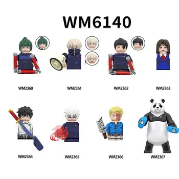 Tek Anime modelleri Rakamlar oyuncak inşaat blokları çocuklar için WM6140 WM2360 WM2361 WM2362 WM2363 WM2364 WM2365 WM2366 WM2367