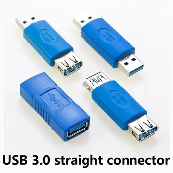 USB 3.0 erkek-erkek ve erkek-dişi adaptör USB 3.0 A dişi-dişi arabirim USB 3.0 çift dişi düz konnektör