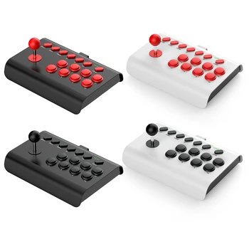 USB Oyun Konsolu Denetleyici Gerilebilir Braket ile Dövüş Oyunu Joystick 3 modlu Bağlantı PS4 / PS3 / Xbox One / Anahtarı