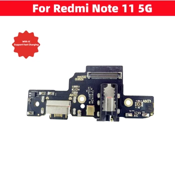 USB şarj aleti Redmi İçin Not 11 5G yuva konnektörü Kurulu şarj portu Flex Kablo Yedek Parçaları