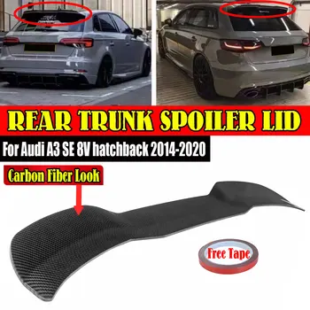 Yeni Araba Arka Spoiler Kanat Dudak Uzatma Audi A3 SE 8V hatchback 2014-2020 Arka Bagaj Spoiler Dudak Kuyruk Kanat Dekorasyon