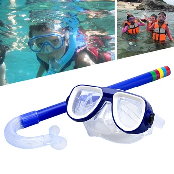 Çocuk Yüzmek Tüplü Gözlük yüzme gözlükleri Dayanıklı Çok Yönlü dalış maskesi yüzme gözlükleri Çocuklar İçin Yüksek Kaliteli anti-sis Eğlenceli