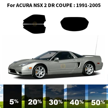 Önceden kesilmiş nanoceramics araba UV Pencere Tonu Kiti Otomotiv Cam Filmi ACURA NSX 2 DR COUPE 1991-2005