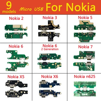 1 ADET USB şarj istasyonu Jack soketli konnektör Şarj Kurulu Flex Kablo İçin Mikrofon İle Nokia 3 2 5 6 7 Artı X5 X6 N625