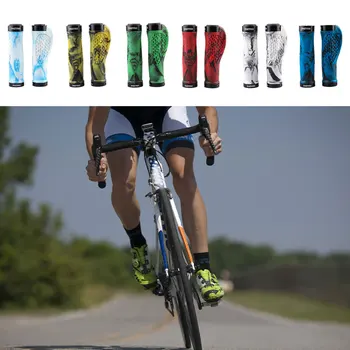 2X Bisiklet Gidon Sapları Anti-skid Kauçuk Kapak Ergonomi Kilitlenebilir Nefes Bisiklet Bisiklet Ekipmanları Siyah Kırmızı