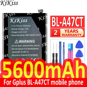 5600mAh KiKiss Güçlü Pil BLA47CT İçin Gplus G artı BL-A47CT Cep Telefonu Pilleri