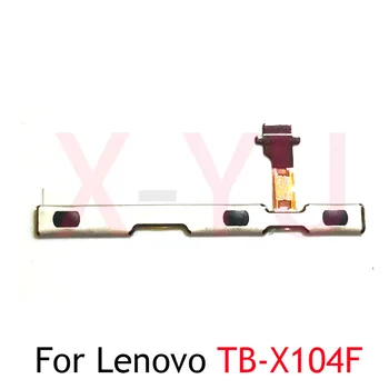Lenovo MediaPad Tab E10 TB-X104F TB-X104N X104 Güç Açık Kapalı Anahtarı Ses Yan Düğme Flex Kablo