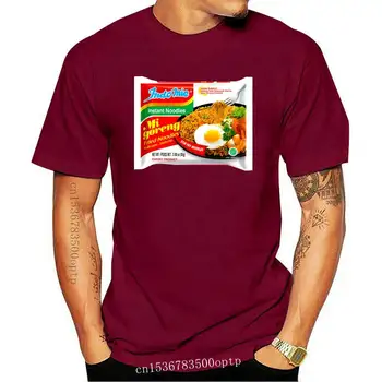 Moda Serin Erkek T Shirt Kadın Komik Tshirt Indomie Goreng Özelleştirilmiş baskılı tişört