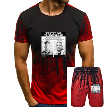 Moda Tees Gömlek Spor Aranıyor Prison Break Erkek Çift Tasarım Bir T Shirt 017563