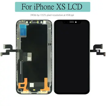 OLED LCD Ekran iPhone XS için Digitizer Meclisi iPhone XS için Dokunmatik Cam iPhone XS için Ekran Değiştirme