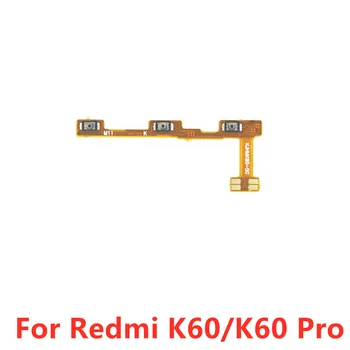 Onarım Parçaları İçin Güç Ses Düğmesi Flex Kablo Xiaomi Redmi K60 Pro Yan Anahtar Anahtarı kapalı Kontrol Düğmesi Flex Şerit
