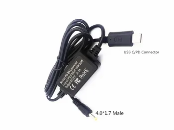 PD USB-C Dönüştürücü Kablosu için 4. 0x1. 7mm Kukla Pil DC Çoğaltıcı SONY, NİKON CANON FUJİFİLM PANASONİC PENTAX dijital kamera