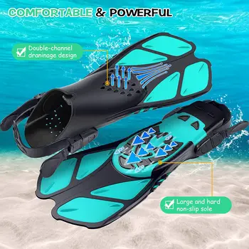 Profesyonel Tüplü Dalış Yüzgeçleri Yetişkin Ayarlanabilir Erkek Kadın Yüzme Ayakkabı Dalış Eğitim Dalgıç Dalış Silikon Flipper