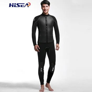Taobo Premium Neopren Wetsuit 2.5 mm Erkekler Tüplü Dalış Termal Kış Sıcak Wetsuits Sörf Triatlon Spearfishing dalış elbisesi Tam