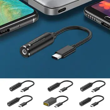 USB C DC Adaptörü Taşınabilir Hızlı Şarj Şarj Kablosu Usb Adaptörü 12v Evrensel Kullanımı Kolay Adaptörü laptop aksesuarları