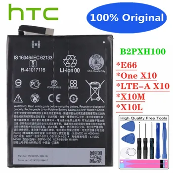 Yeni 4000mAh Orijinal B2PXH100 HTC için pil E66 Bir X10 LTE-A X10 X10M X10L Cep Telefonu Yüksek Kaliteli Yedek Piller