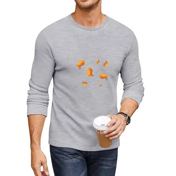 Yeni Goldfish Dağınık Uzun T-Shirt artı boyutu üstleri sevimli üstleri boş t shirt düz tişört siyah erkekler için t-shirt